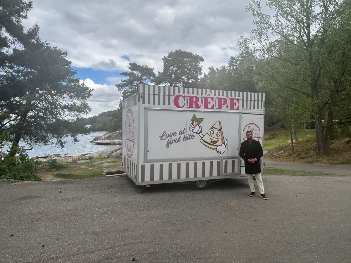 Den første vognen til Crêpe de la Crêpe